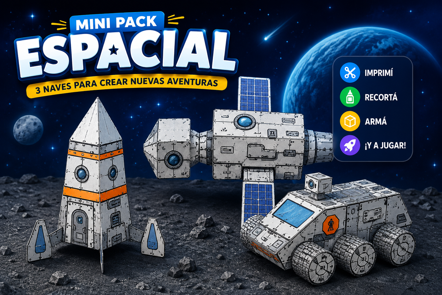 Mini pack espacial